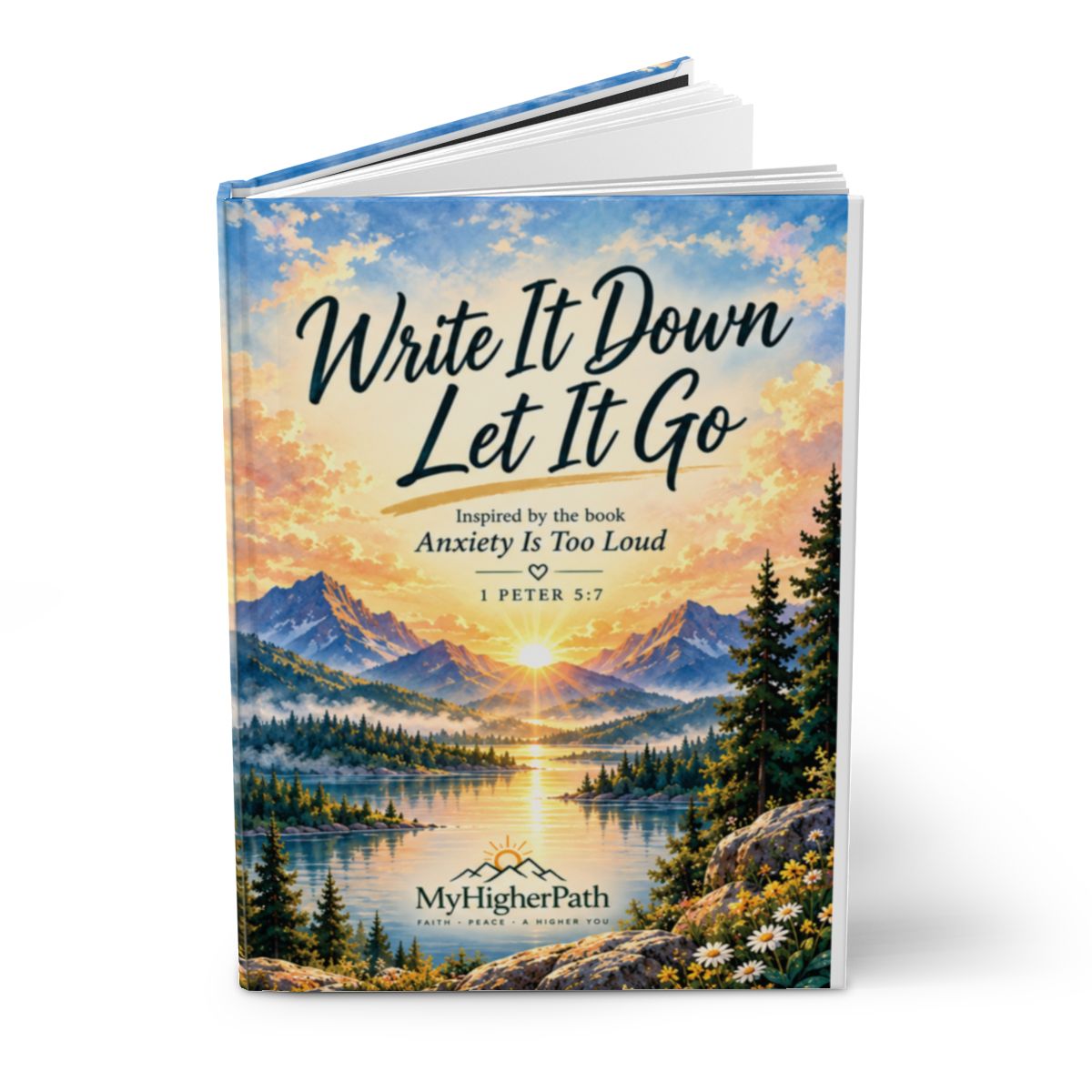 Write It Down Let It Go Christian Anxiety Journal
